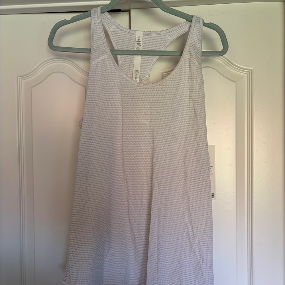 Lululemon Athletica White Tank Top